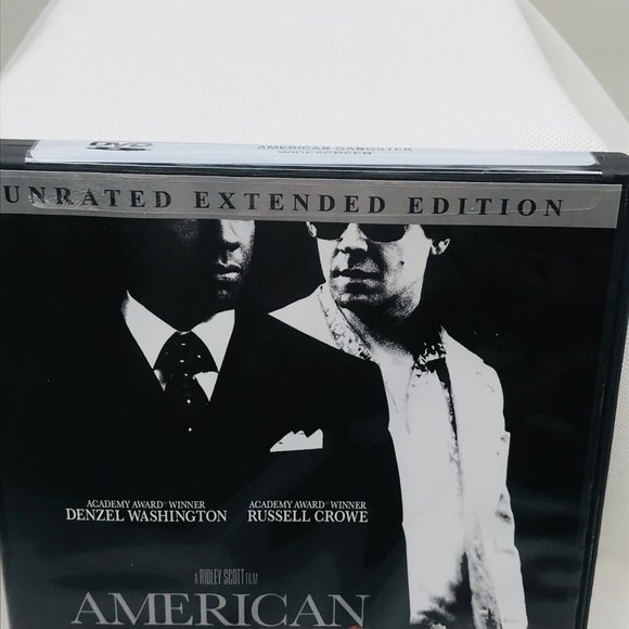 American Gangster DVD 2009 Denzel Washington Not Wrapped But End Seal Intact - Picture 5 of 10